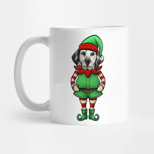 Dalmatian Christmas Elf Mug